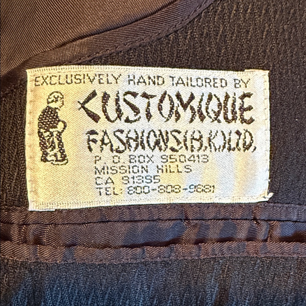 Customique Black Tailored Jacket - Picture 5 of 17